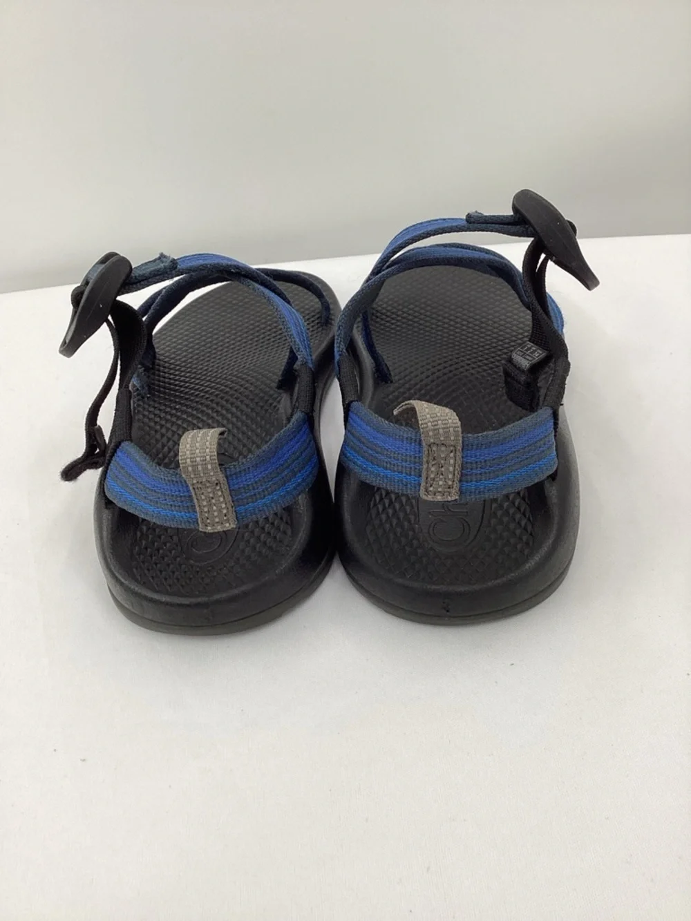 Chaco Black Outdoor Sandal with Blue Accent Strap